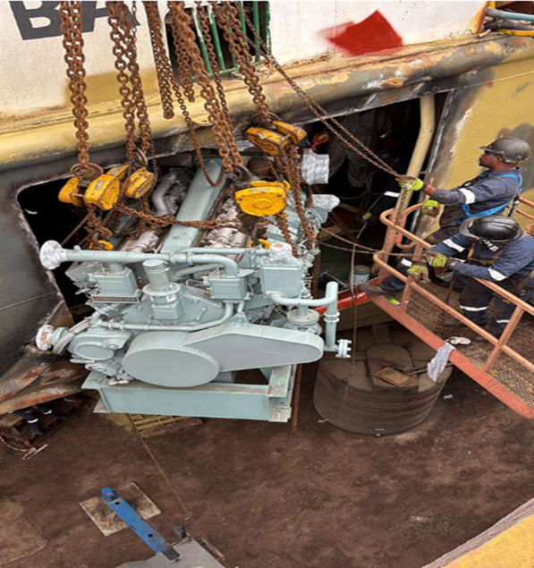 Industrial Engine Installation